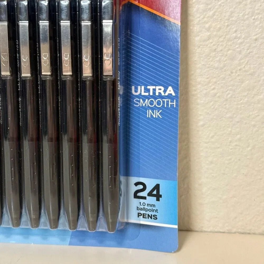 Paper Mate‎ InkJoy Black Ink Ballpoint Retractable 300 RT 1 mm 24 Count Pens